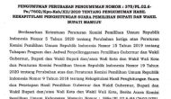 Permalink ke Pengumuman Perubahan Hasil Rekapitulasi Hasil Pilkada Mamuju Tahun 2020