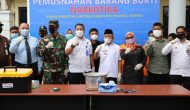 Permalink ke Gubernur Sulbar Apresiasi Pemusnahan 329 Gram Narkotika  Di Polman